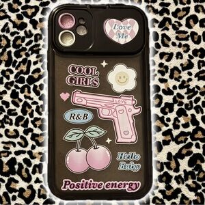 Black Kawaii iPhone 11 Phone Case
